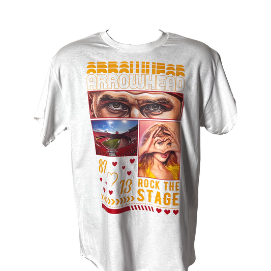 Rock The Stage White Tee