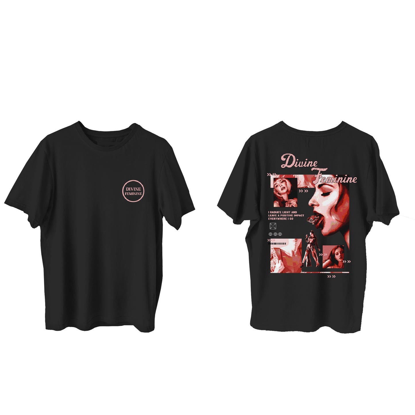 The Divine Feminine Black Tee