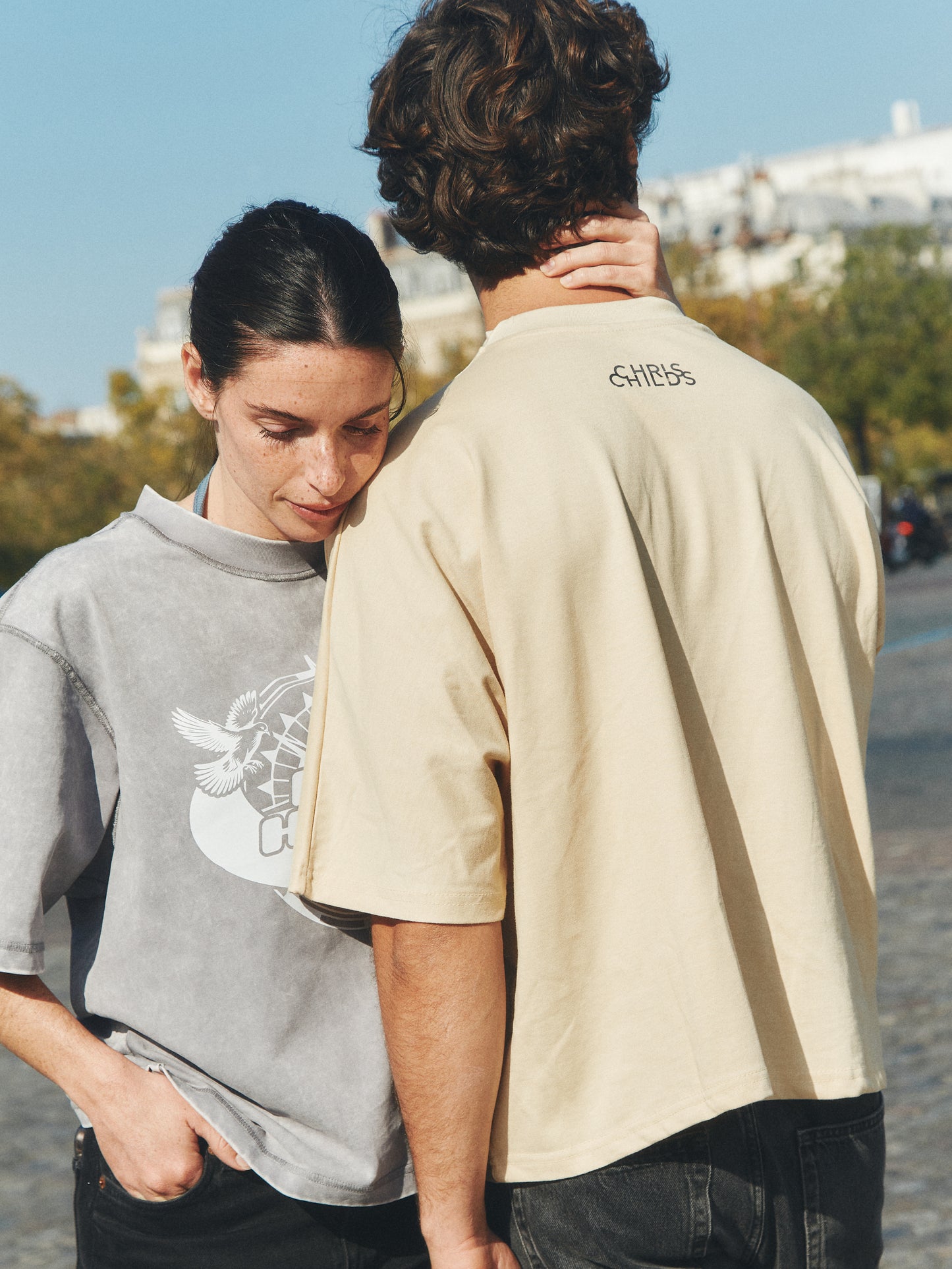 Protect At All Cost™ Premium Cream Tee – Paris Edition