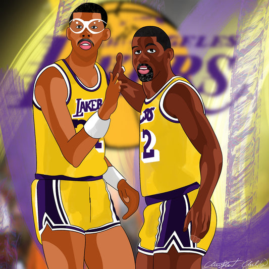 Original Art Showtime Lakers