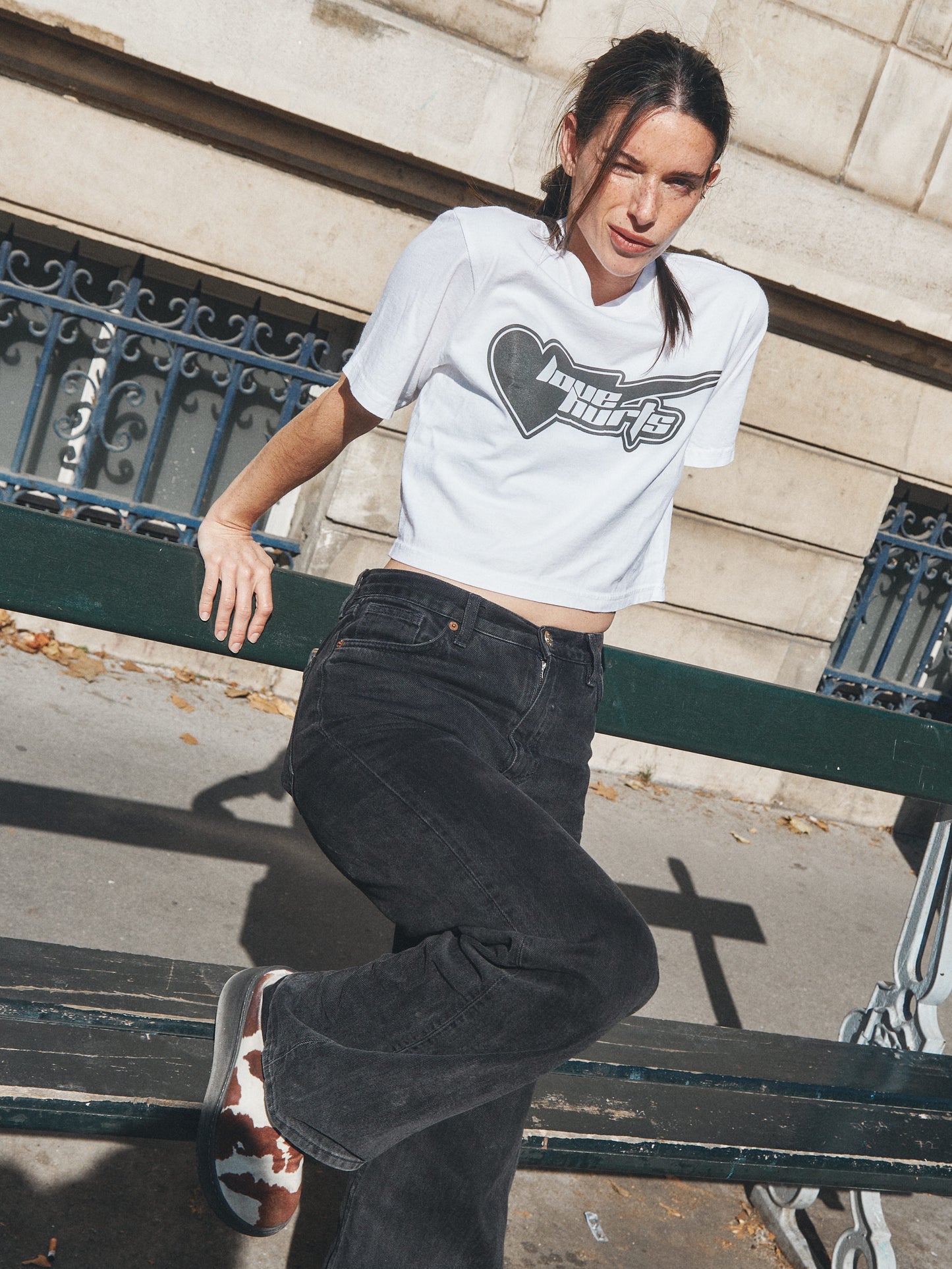 Love Hurts™ Women’s Luxury Crop Top – Paris Edition