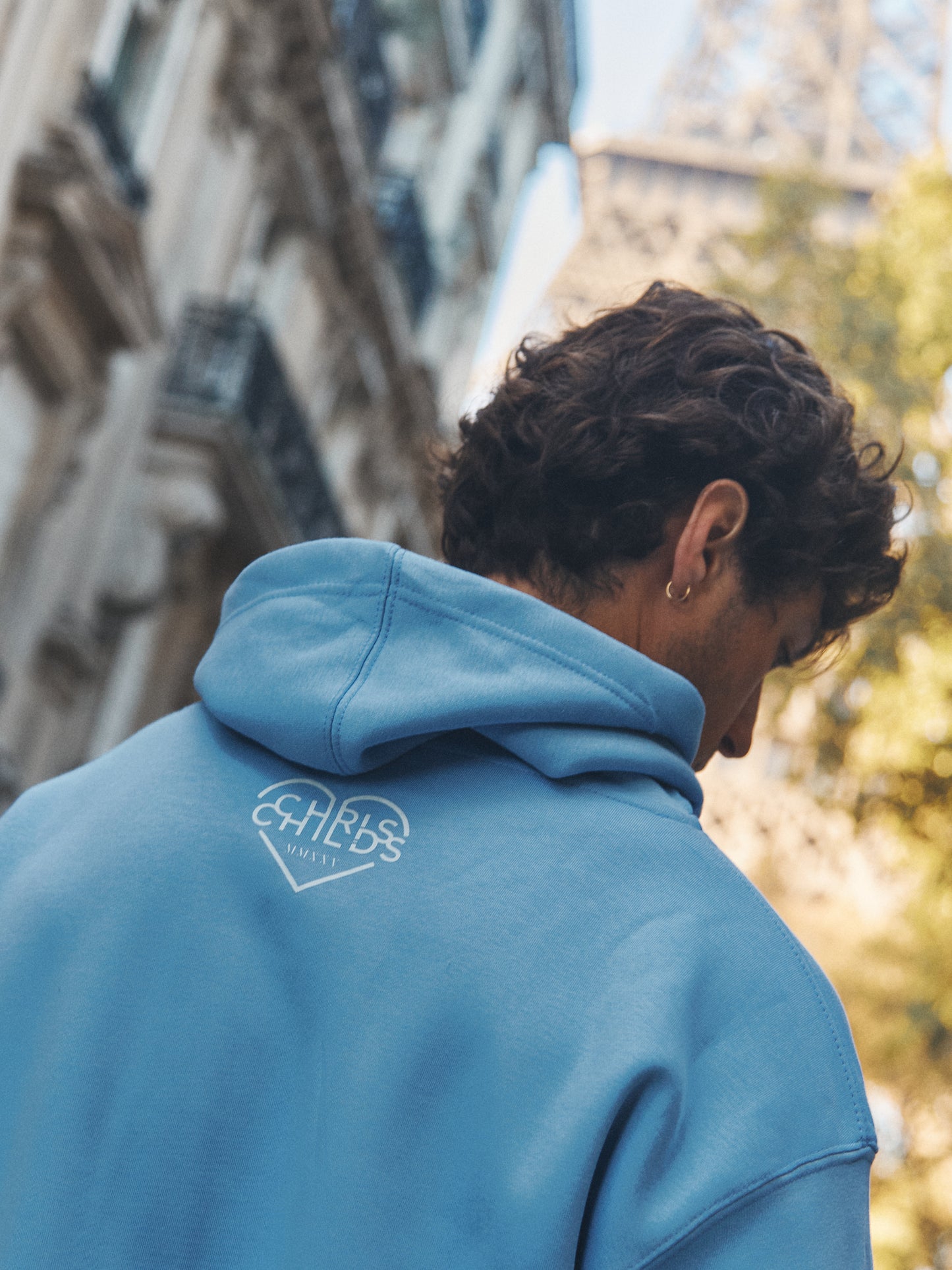 Love Doesn’t Miss™ Premium Blue Hoodie – Paris Edition