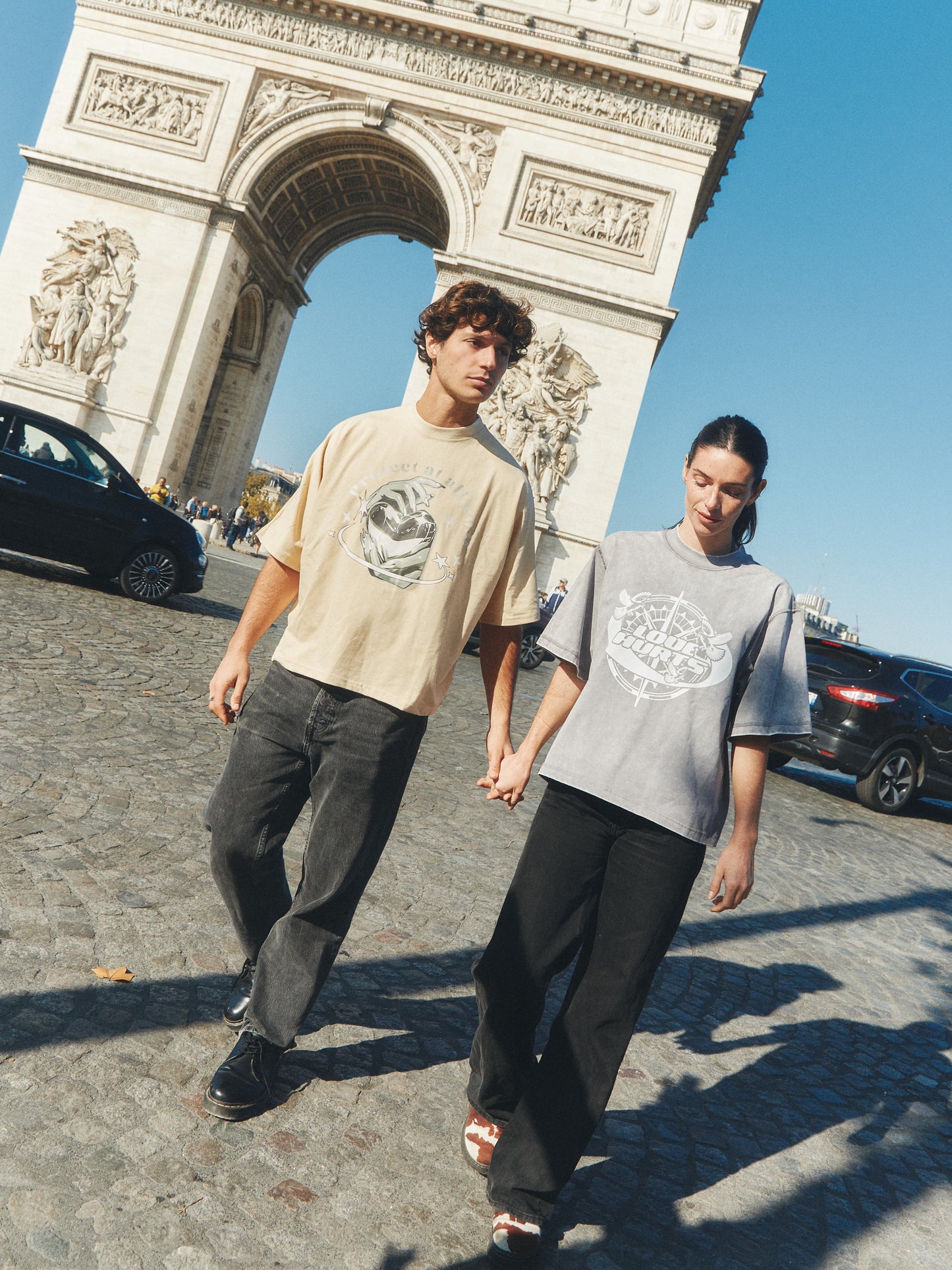 Protect At All Cost™ Premium Cream Tee – Paris Edition