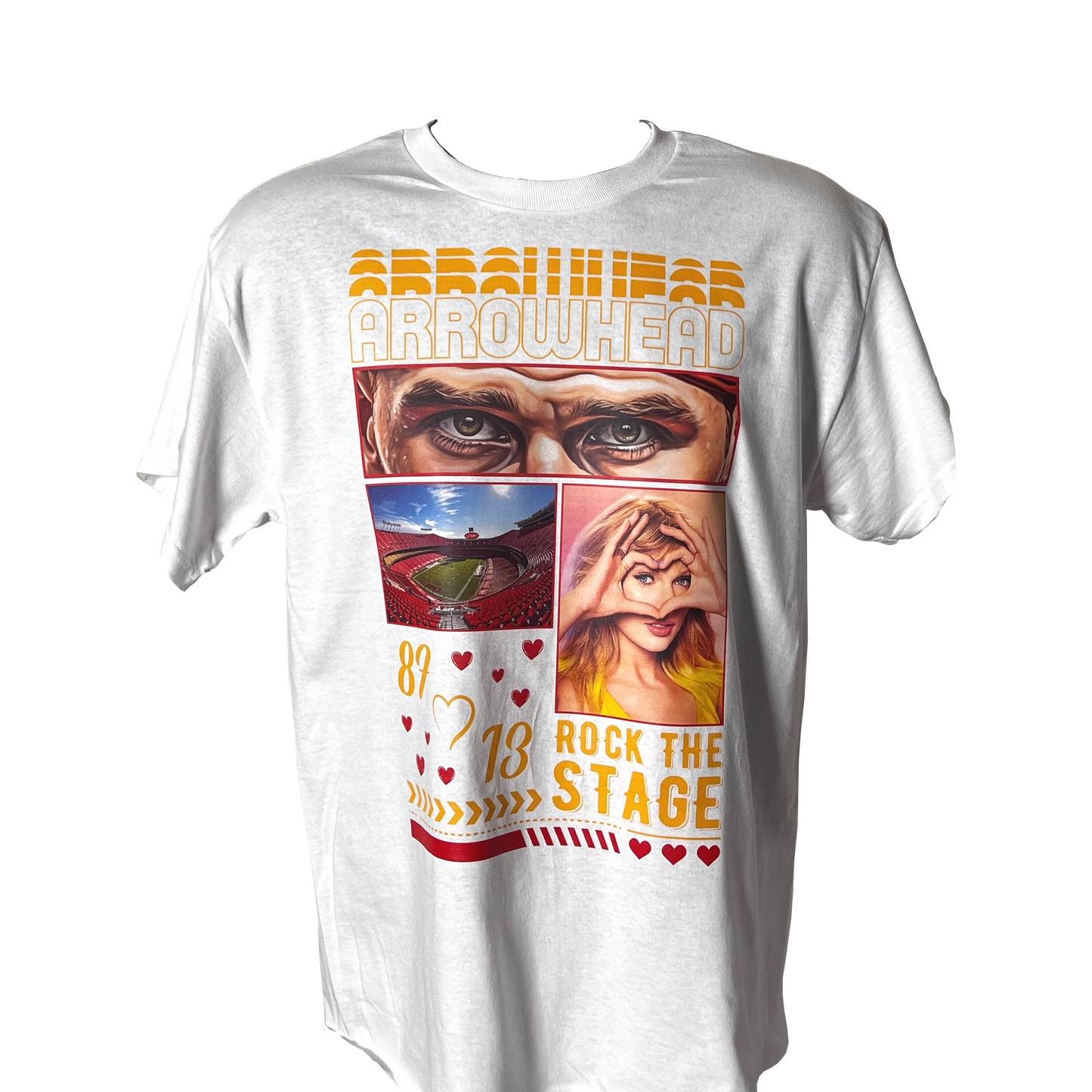 Rock The Stage White Tee