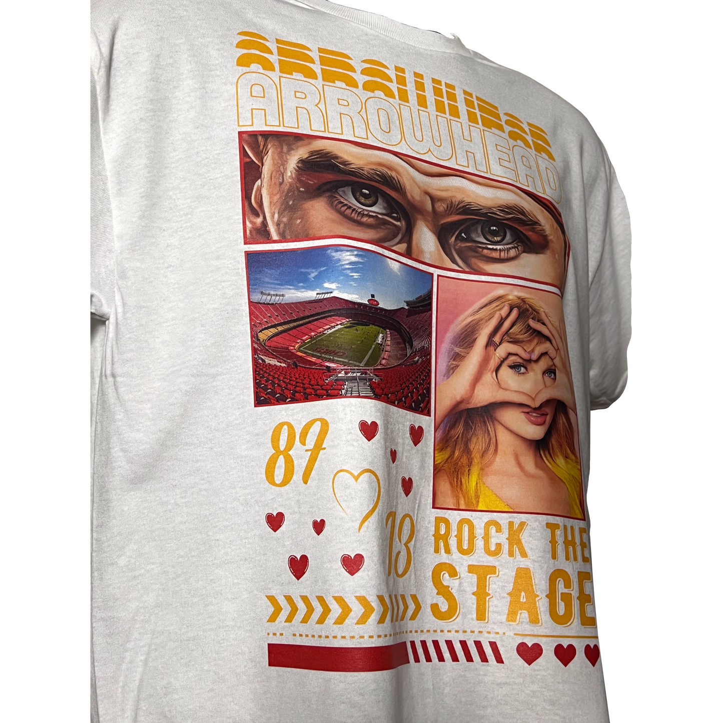 Rock The Stage White Tee