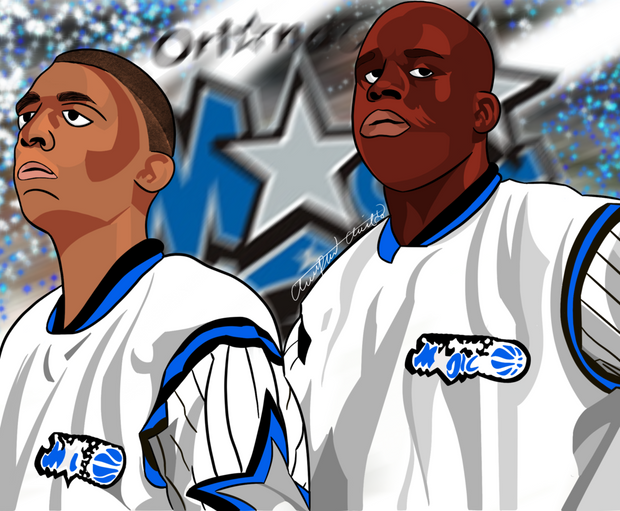 Original Art Shaq and Penny